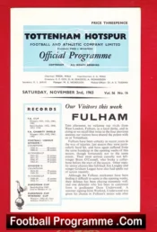 Tottenham Hotspur v Fulham 1963