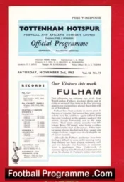 Tottenham Hotspur v Fulham 1963