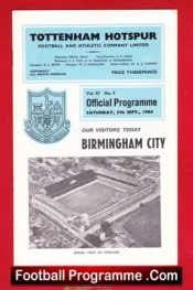 Tottenham Hotspur v Birmingham City 1964