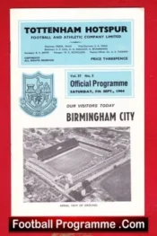 Tottenham Hotspur v Birmingham City 1964