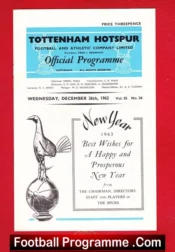 Tottenham Hotspur V Ipswich Town 1962