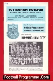Tottenham Hotspur v Birmingham City 1967