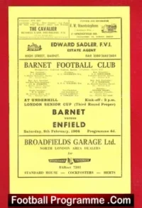 Barnet v Enfield 1964 – London Senior Cup