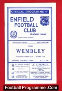 Enfield v Wembley 1969 – Middlesex Senior Cup Final