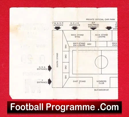 Leicester City v Manchester United 1978 - Ticket - Image 3