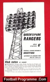 Queens Park Rangers v Brentford 1966