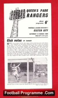 Queens Park Rangers v Exeter City 1966