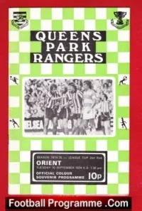 Queens Park Rangers v Orient 1974