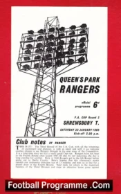 Queens Park Rangers v Shrewsbury Town 1966