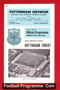 Tottenham Hotspur v Nottingham Forest 1964