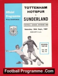 Tottenham Hotspur v Sunderland 1967