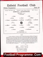 Enfield v Leytonstone 1965 – Single Sheet Programme