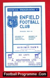 Enfield v Hitchin Town 1964
