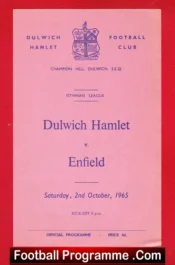 Dulwich Hamlet v Enfield 1965