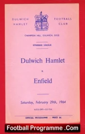 Dulwich Hamlet v Enfield 1964