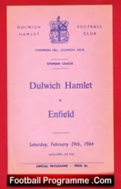 Dulwich Hamlet v Enfield 1964