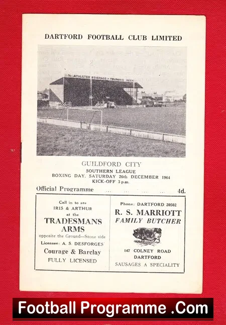 Dartford v Guildford City 1964 - Image 2