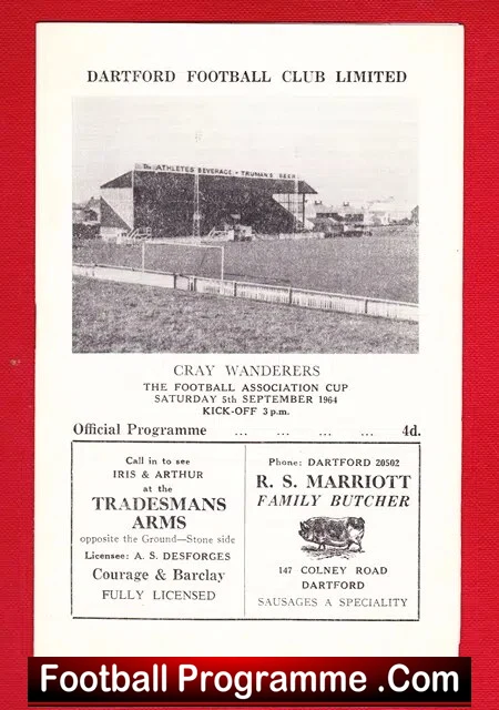 Dartford v Cray Wanderers 1964 - Image 2