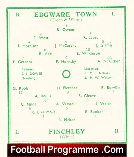 Edgware Town v Finchley 1948 - FA Cup Match 1940s - Image 3