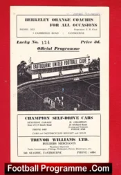 Eastbourne United v Three Bridges 1955 – Autographed