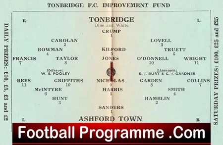 Tonbridge v Ashford Town 1964 - Kent Senior Shield - Image 3