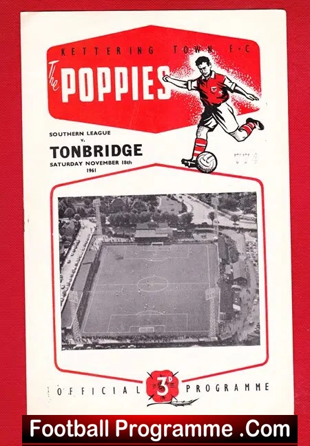 Kettering Town v Tonbridge 1961 - Southern League - Image 2