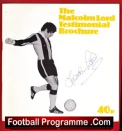 Malcolm Lord Testimonial Benefit Match Brochure Hull City 1981