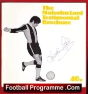 Malcolm Lord Testimonial Benefit Match Brochure Hull City 1981