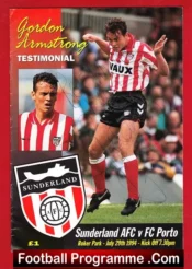 Gordon Armstrong Testimonial Benefit Match Sunderland 94 Signed