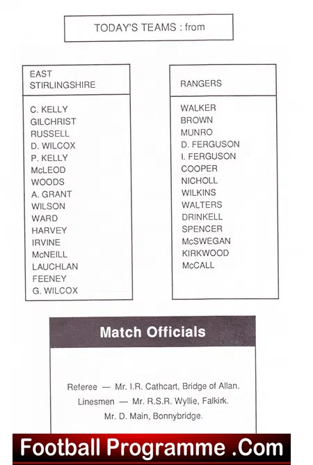 Charlie Kelly Testimonial Benefit Match East Stirlingshire Signed - Image 3