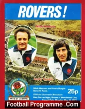 Andy Burgin Testimonial Benefit Match Blackburn Rovers 77 Signed