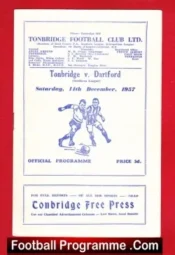 Tonbridge v Dartford 1957