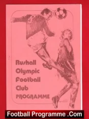 Rushall Olympic v Wolves 1980s – Friendly Match