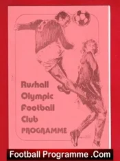 Rushall Olympic v Wolves 1980s – Friendly Match
