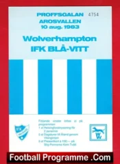IFK Vasteras v Wolves 1983 – Friendly Match Sweden