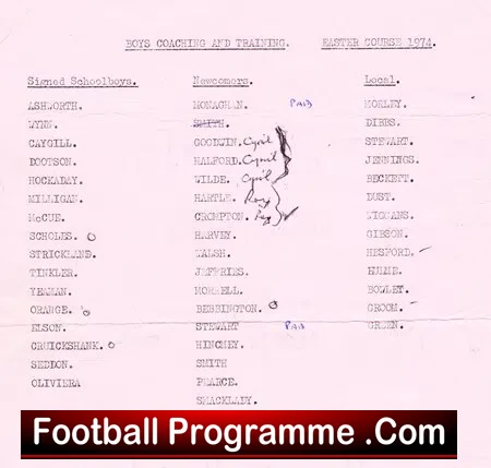Schoolboys Football Coaching Training Documents Pack 1970s - Image 4