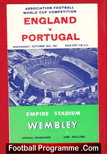 England v Portugal 1961 - At Wembley - Image 2