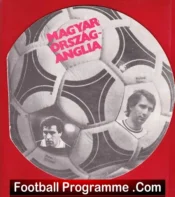 Hungary v England 1983 – Unusual
