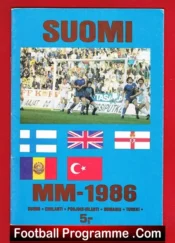 Finland v England 1986 – Suomi