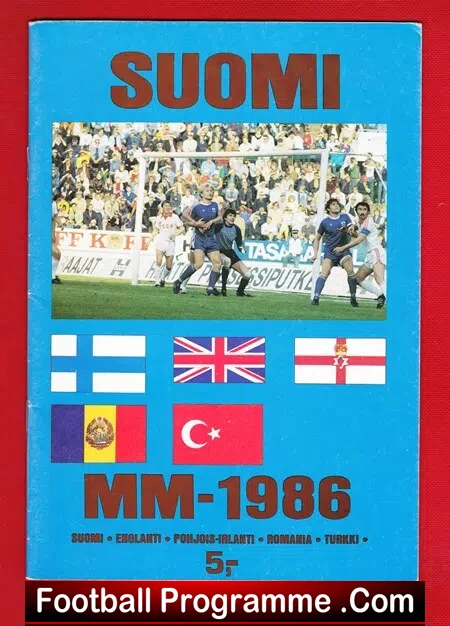 Finland v England 1986 - Suomi - Image 2