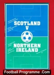 Scotland v Northern Ireland 1975 – Tannadice Park Dundee United