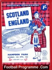 Scotland v England 1962 – Hampden Park – Glasgow