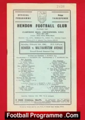 Hendon v Walthamstow Avenue 1961 – Amateur Cup