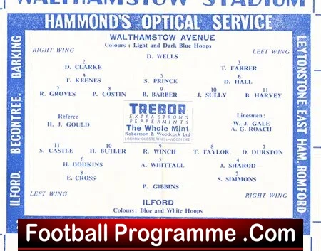 Walthamstow Avenue v Ilford 1958 - Amateur Senior Cup - Image 3