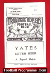 Tranmere Rovers v Altrincham 1962