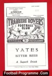 Tranmere Rovers v Altrincham 1962