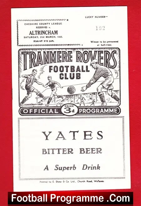 Tranmere Rovers v Altrincham 1962 - Image 2