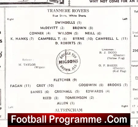 Tranmere Rovers v Altrincham 1962 - Image 3