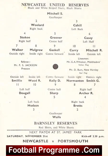 Newcastle United v Barnsley 1953 - Reserves Match - Image 3