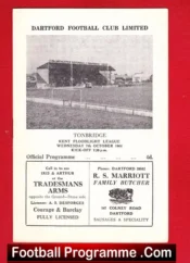 Dartford v Tonbridge 1964 – Kent Floodlight League